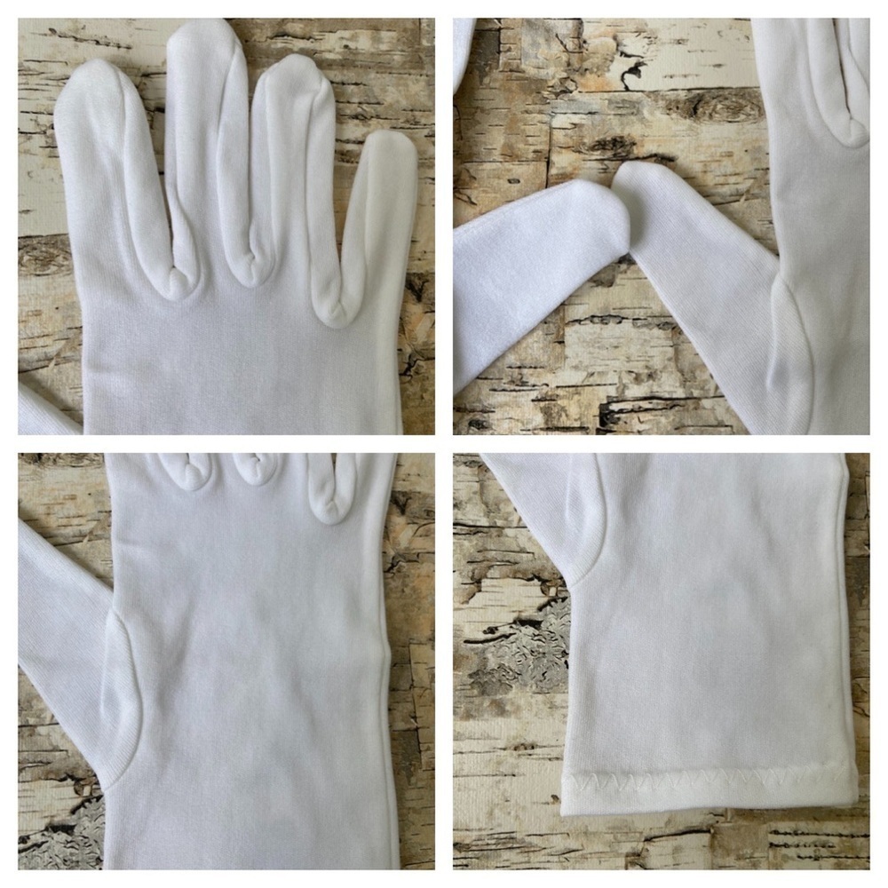 Women’s Vintage Gloves White Vintage Gloves - Picture 10 of 15